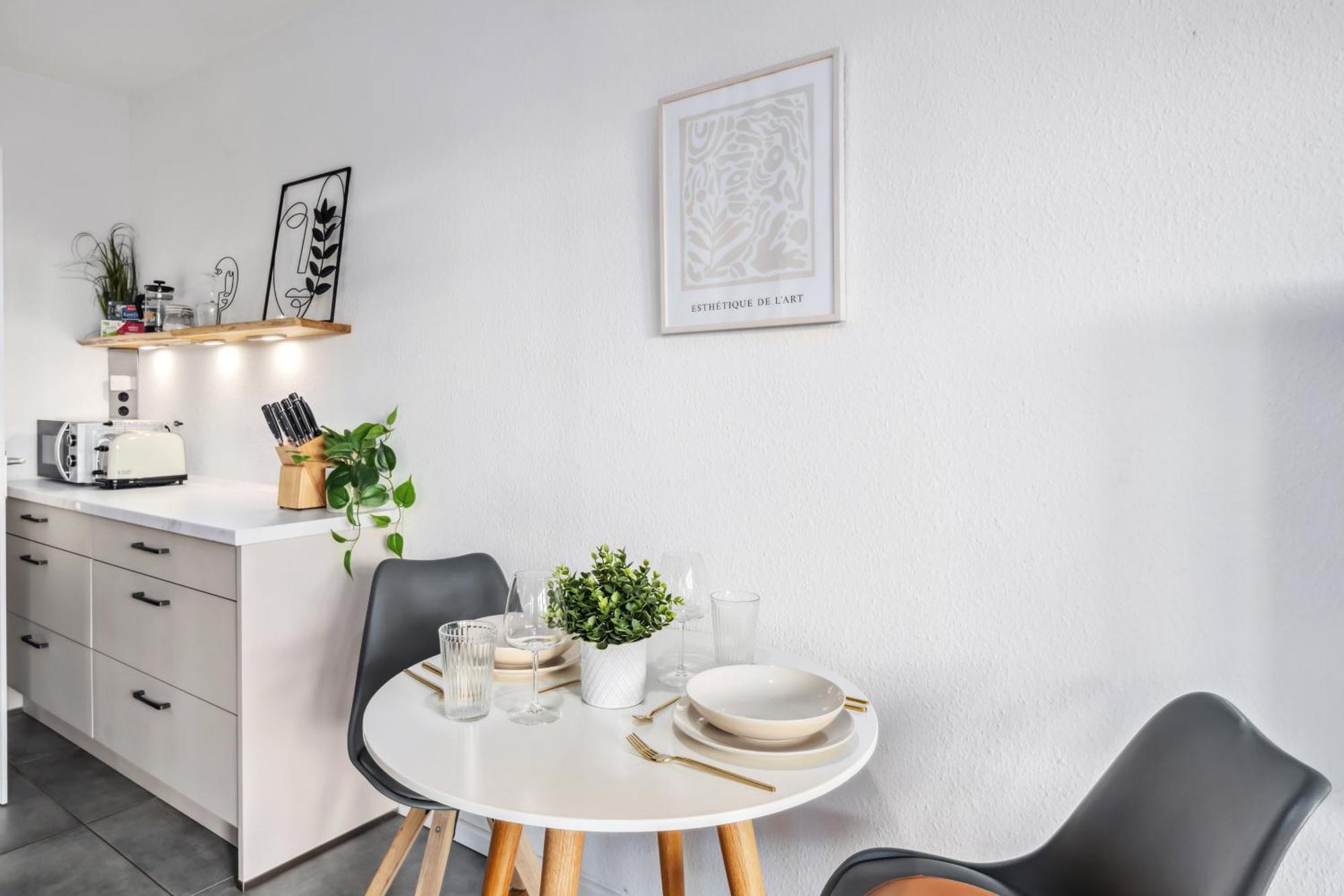 Traber Apartments Studio Kaffee Terrasse & Parken Leipzig Dış mekan fotoğraf