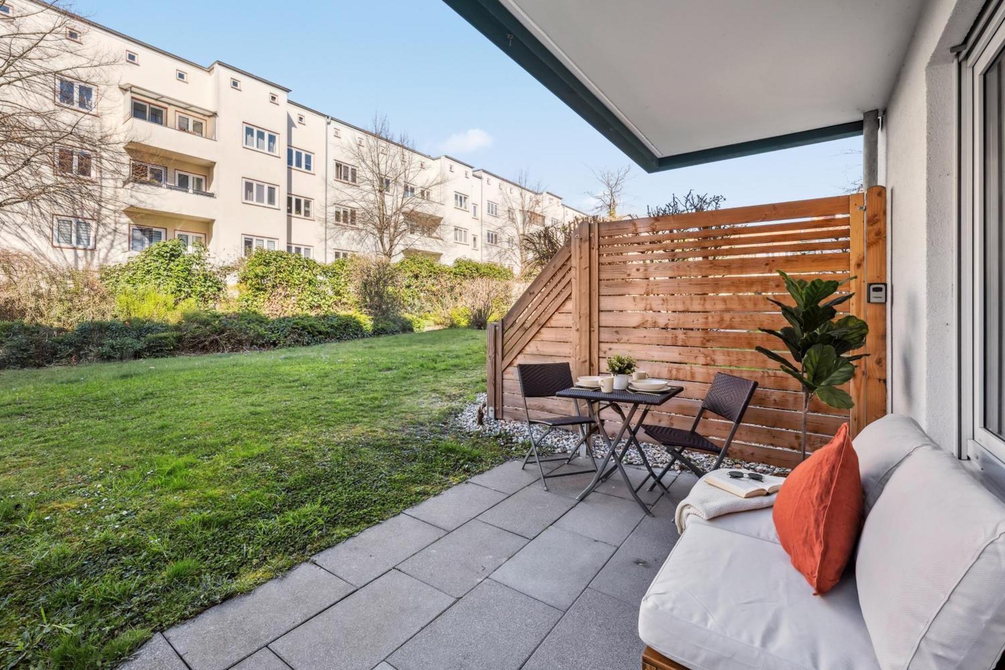 Traber Apartments Studio Kaffee Terrasse & Parken Leipzig Dış mekan fotoğraf